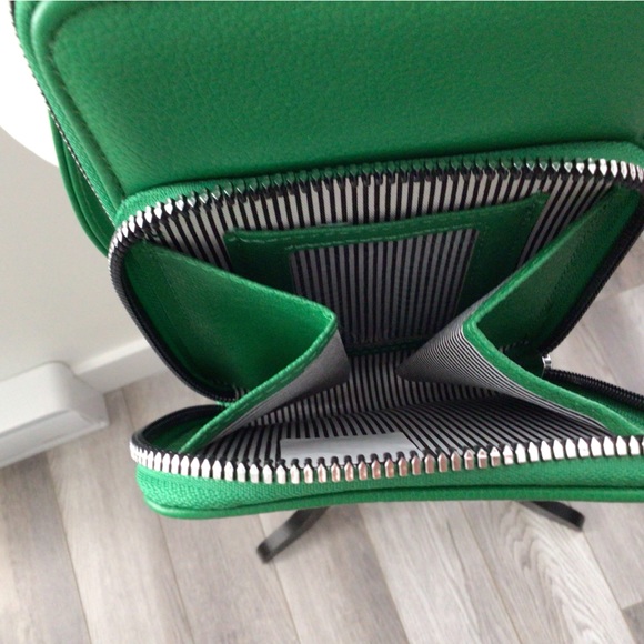 Small Crossbody wristlet 3 compartment wallet. - Picture 7 of 7